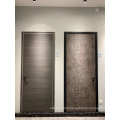 Aluminum Frame Melamine Faced MDF Interior Bedroom Door